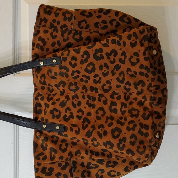 J. Crew Leopard Print Tote Bag - Picture 2 of 11